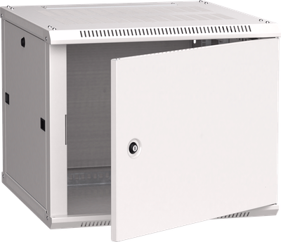 ITK Шкаф настенный LINEA W 9U 600х600мм дверь металл RAL 7035