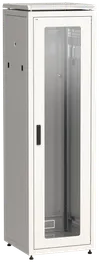 ITK LINEA N Шкаф сетевой 19" 42U 600х600мм стеклянная передняя дверь серый0