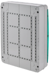 TEKFOR Корпус пластиковый КМПн-54 IP65 зеленая прозрачная дверь IEK4