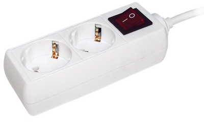 Удлинитель У02К 2 места с заземлением 3м 3х1мм2 16А/250 IEK