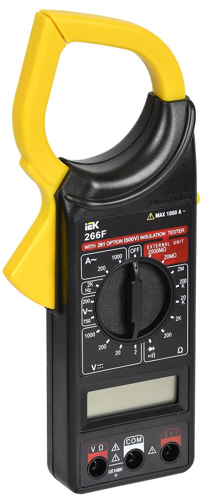 Клещи токоизмерительные EXPERT 266F IEK (TCM-1F-266)