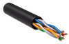 ITK Витая пара U/UTP кат.5E 4х2х24AWG solid LSZH нг(А)-HF черный (305м)0
