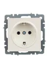 BRITE Socket with ground without shutters 16A PC11-1-0-BrP pearl IEK1