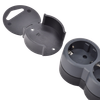 STANDARD Колодка для удлинителя с заземлением К03 3 места черная IEK4