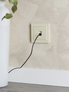 BRITE Розетка компьютерная RJ45 кат.5E РК10-БрКр бежевый IEK7