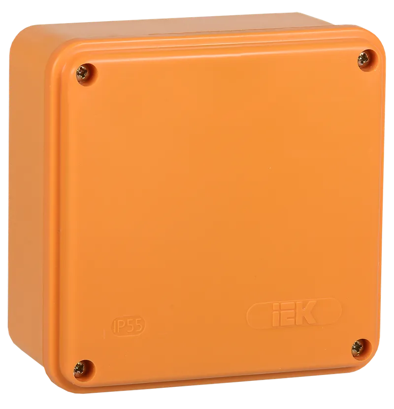 Fireproof junction box 100x100x50mm 6P 6mm2 IP44 smooth walls