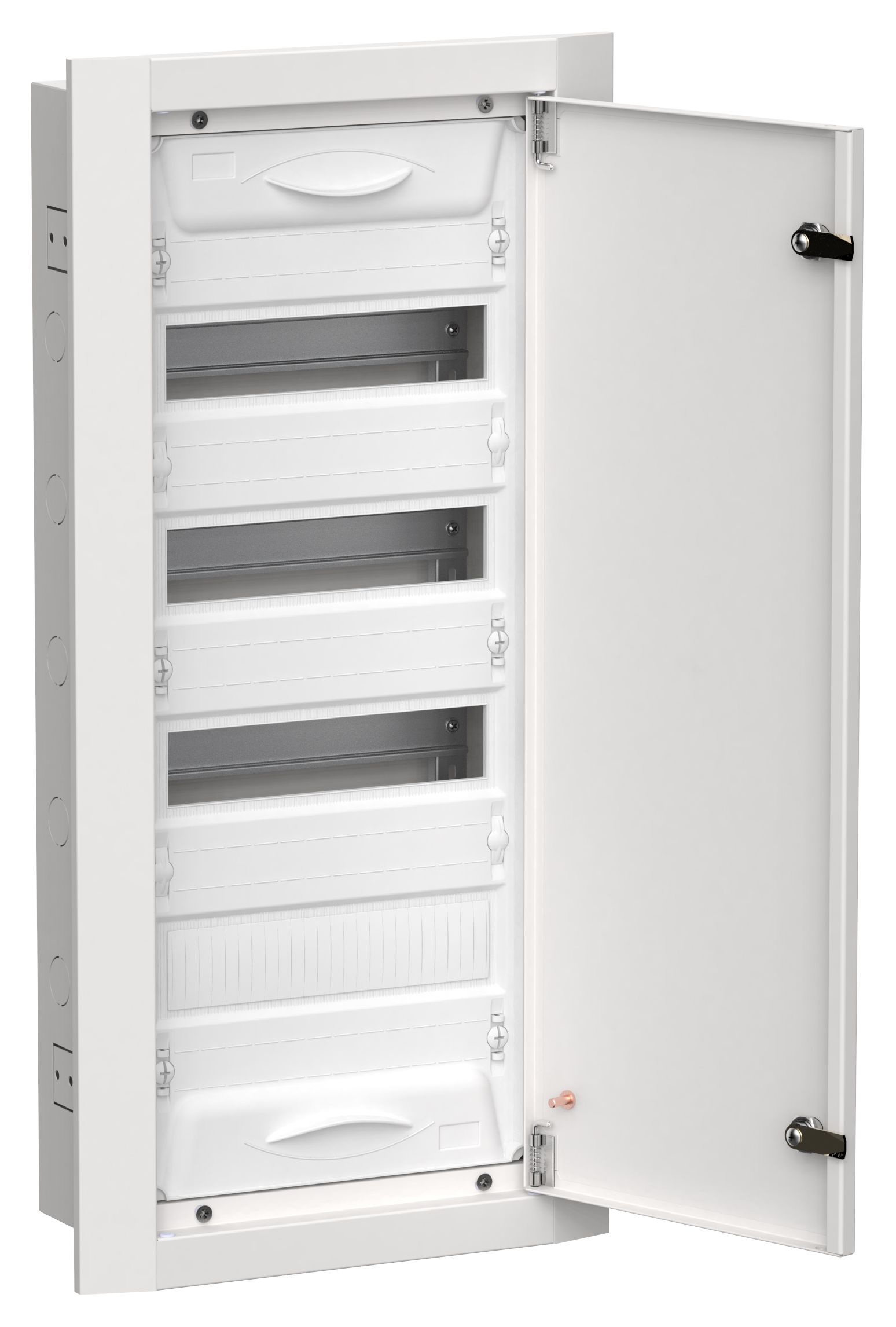 TITAN 5 Корпус металлический ЩРв-48 (1х48) 755х365х130мм IP31 белый (одна дверь) IEK (TI5-50-V-048-31)
