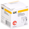 Розетка компьютерная РКИ-20-00-П RJ-45 UTP кат.5e (на 2 модуля) ПРАЙМЕР белая IEK1