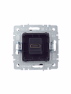 BRITE Розетка HDMI РHDMI-0-БрТБ темная бронза IEK3