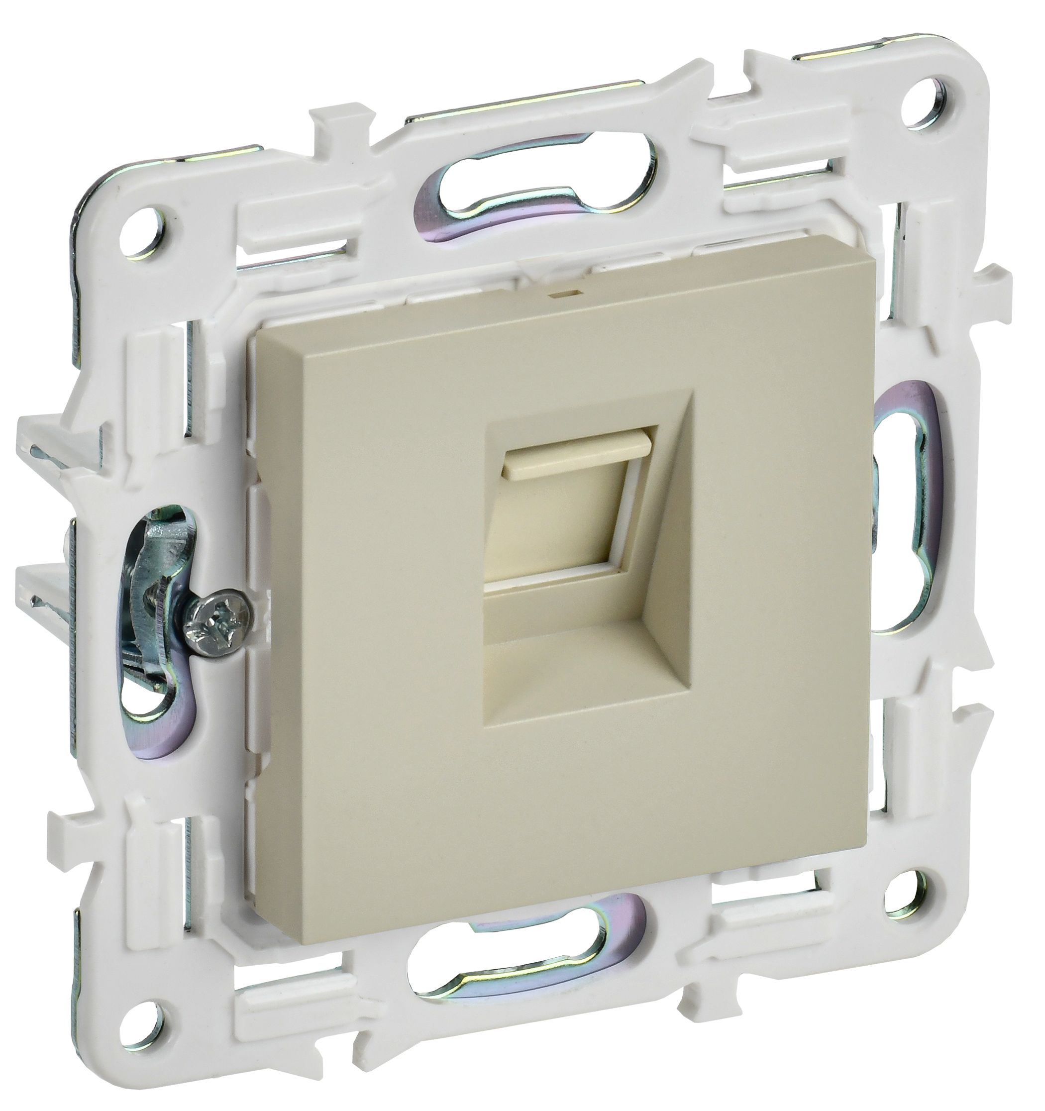 SKANDY Розетка компьютерная RJ45 кат.6 SK-K02B бежевый IEK