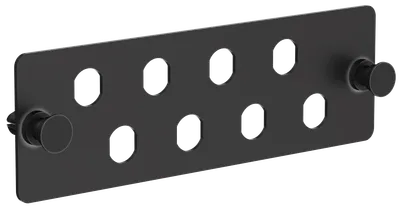 ITK Планка для 8-ми адаптеров оптических FC или ST черная