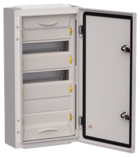 TITAN 5 Корпус металлический ЩРн-36 (1х36) 585х310х140мм IP54 серый (одна дверь) IEK