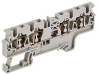 ARMAFIX Клемма пружинная CX4-4 4мм2 четырехконтактная серая IEK