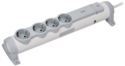 COMFORT Фильтр сетевой СФ-04К 16А 1,5м 3х1,5мм2 белый IEK