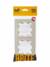 BRITE Рамка 2-местная РУ-2-БрКр бежевый IEK4
