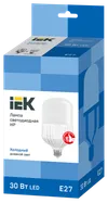 Лампа светодиодная HP 30Вт 230В 6500К E27 IEK2