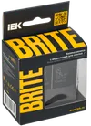 BRITE Bell button with indication for hotels 10А ВС10-1-9-BrG Graphite IEK1