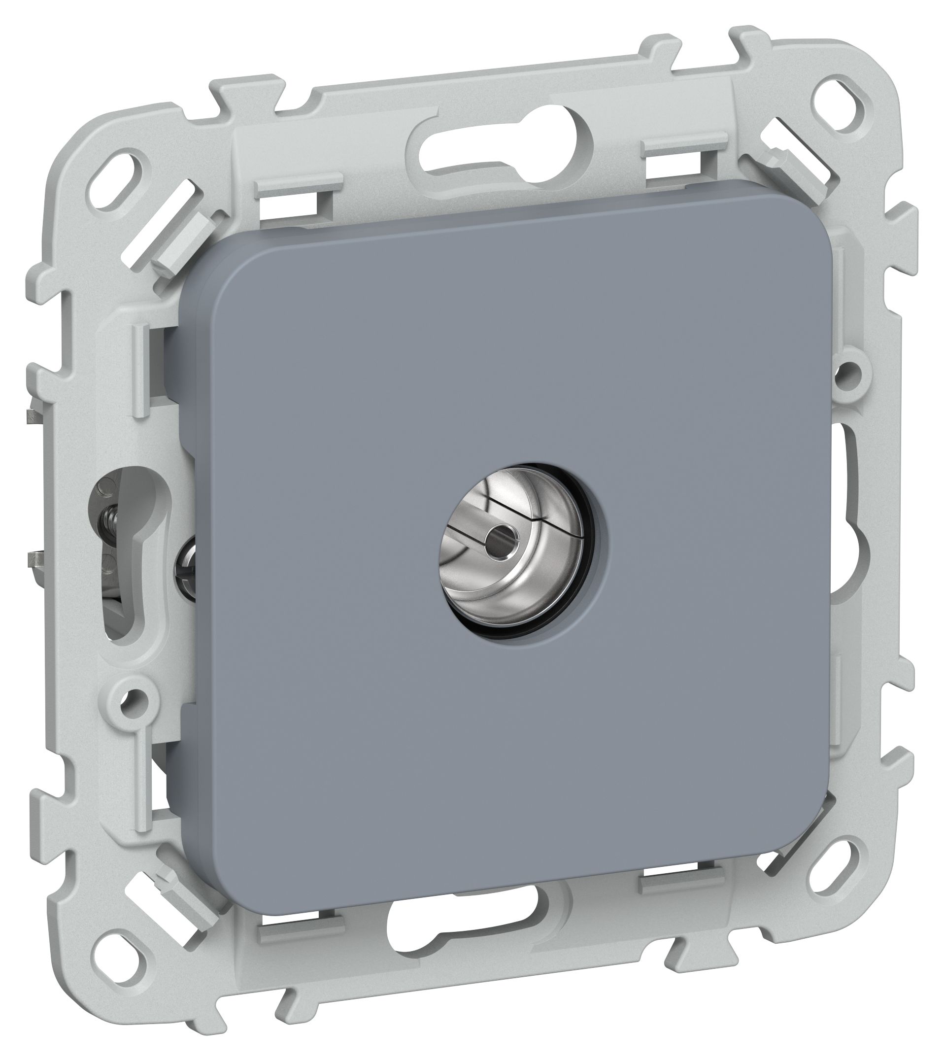 FLITE Розетка TV экранированная проходная тип M РТВм-1-1-2-ФлМ маренго IEK