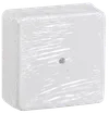 Коробка распаячная КМ41222 для открытой проводки 100х100х44мм белая (6 клемм 6мм2) IEK1