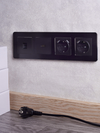 BRITE Розетка HDMI РHDMI-0-БрЧ черный IEK6