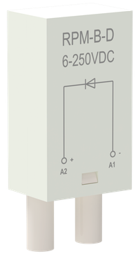 Модуль защиты для реле диод 6-250В DC ONI