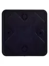Коробка распаячная КМ для открытой проводки 75х75х28мм (6 клемм 6мм2) черная (RAL 9005) IEK2