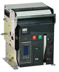 ARMAT Air circuit breaker of fixed design 3P size A 55kA 1000A trip unit TY with a set of accessories 220V: motor drive closing coil tripping coil IEK