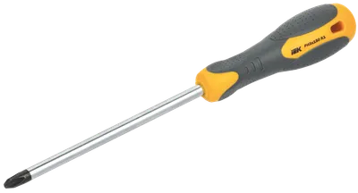 Отвертка универсальная К1 (Master) предназначена для закручивания и откручивания винтов и шурупов, изготовлена из хром-ванадиевой стали. Рукоятка из 2-х-слойной термопластичной резины PP+TPR.