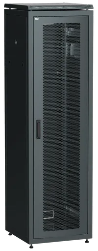 ITK LINEA N Шкаф сетевой 19" 33U 600х800мм перфорированная передняя дверь черный