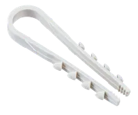 White Nylon Round Cable Clamp 5-10mm (25pcs/pack) IEK