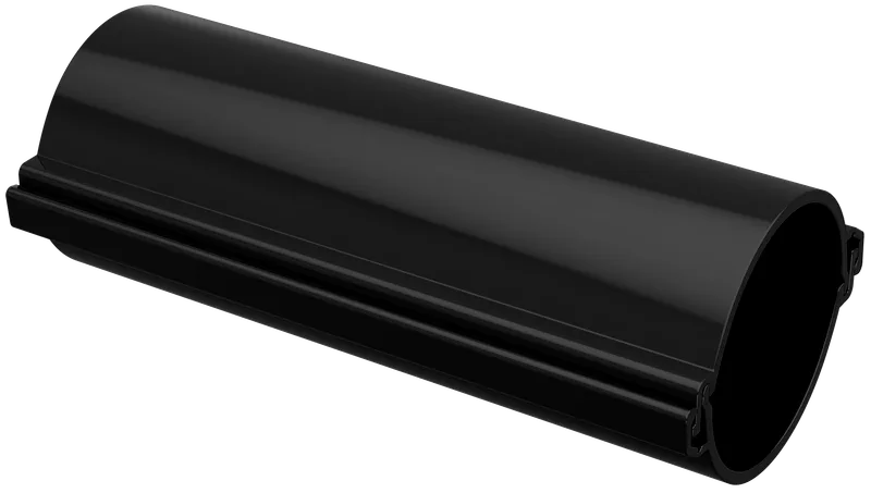 Collapsible pipe d=110mm (3m) black IEK