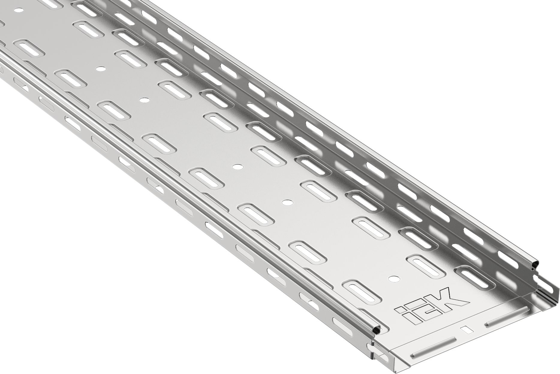 ESCA Лоток перфорированный 35х100х3000 RAL 9016 IEK (CLPK10-035-100-3)