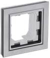 BRITE Рамка 1-местная IP44 РУ-1-БрС-44 сталь IEK0