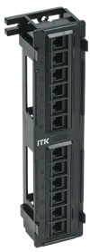ITK настенная патч-панель кат.5E UTP 12 портов (Dual IDC)0