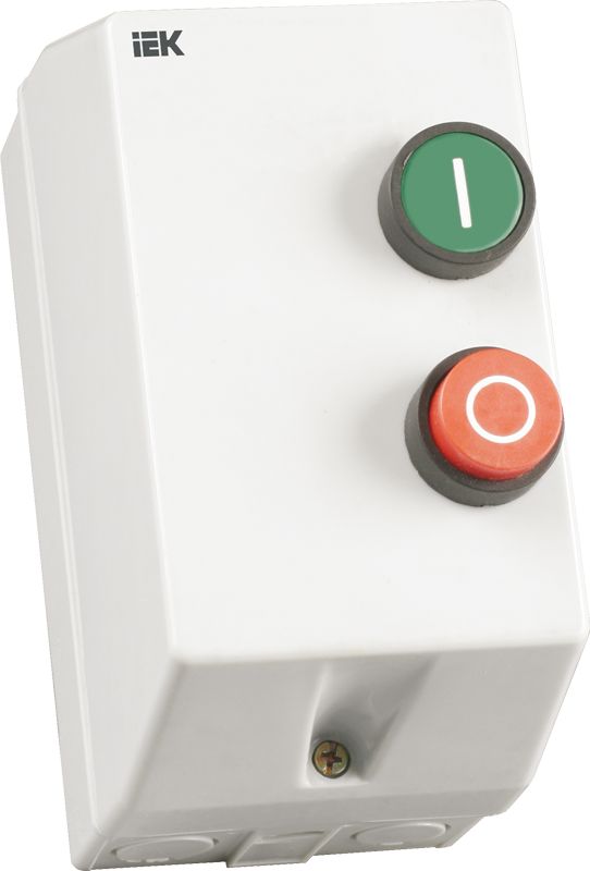 Контактор КМИ10960 9А в оболочке 220В/АС3 IP54 IEK (KKM16-009-220-00)
