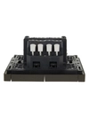 FORTE&PIANO Выключатель 2-клавишный проходной с индикацией 10А FP308 серый IEK4