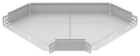 ESCA 7 Поворот 90град 80х300-1,5 RAL 9016 IEK