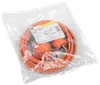 Portable cords with plug and socket USH-01RV orange P+PE/5 meters 3x1,0 mm2 IP44 IEK1