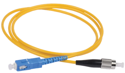 ITK Оптический коммутационный переходной шнур (патч-корд), для одномодового кабеля (SM), 9/125 (OS2), SC/UPC-ST/UPC, одинарного исполнения (Simplex), LSZH, 50м