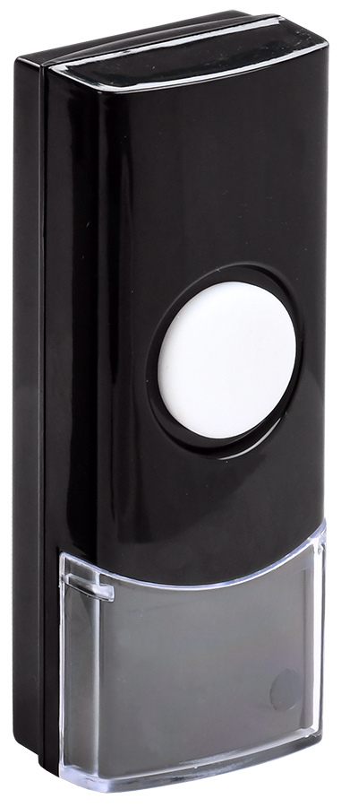 Button for door bell K3B2 IP44 black IEK