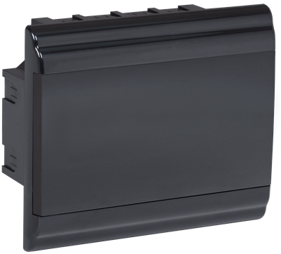 PRIME Корпус пластиковый ЩРВ-П-9 модулей встраиваемый черный IP41 IEK