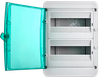 TEKFOR Корпус пластиковый КМПн-24 IP65 зеленая прозрачная дверь IEK3