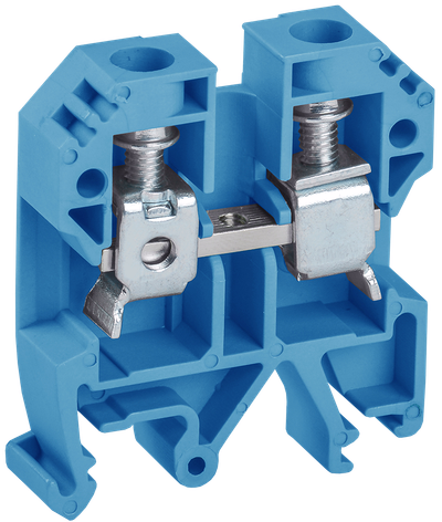 Клемма винтовая КВИ-10мм2 синяя IEK