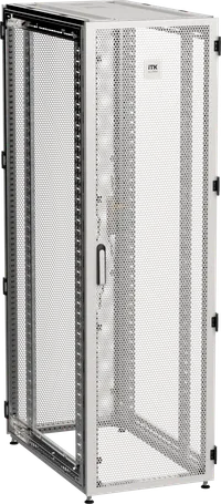 ITK by ZPAS Шкаф серверный 19" 42U 600х1000мм одностворчатые перфорированные двери серый РФ