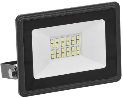 LED floodlight SDO 06-30 black IP65 6500K IEK