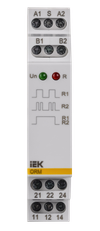 Impulse relay. State memory function. 2 contacts. 12-240V AC/DC2