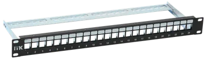 ITK 1U модульная патч-панель FTP 24 порта