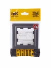 BRITE Рамка 1-местная РУ-1-БрС сталь IEK4