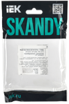 SKANDY Рамка 1-местная SK-F01W арктический белый IEK1