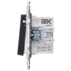 SKANDY Кнопка звонка с индикацией для отелей 10А SK-V17G графит IEK3